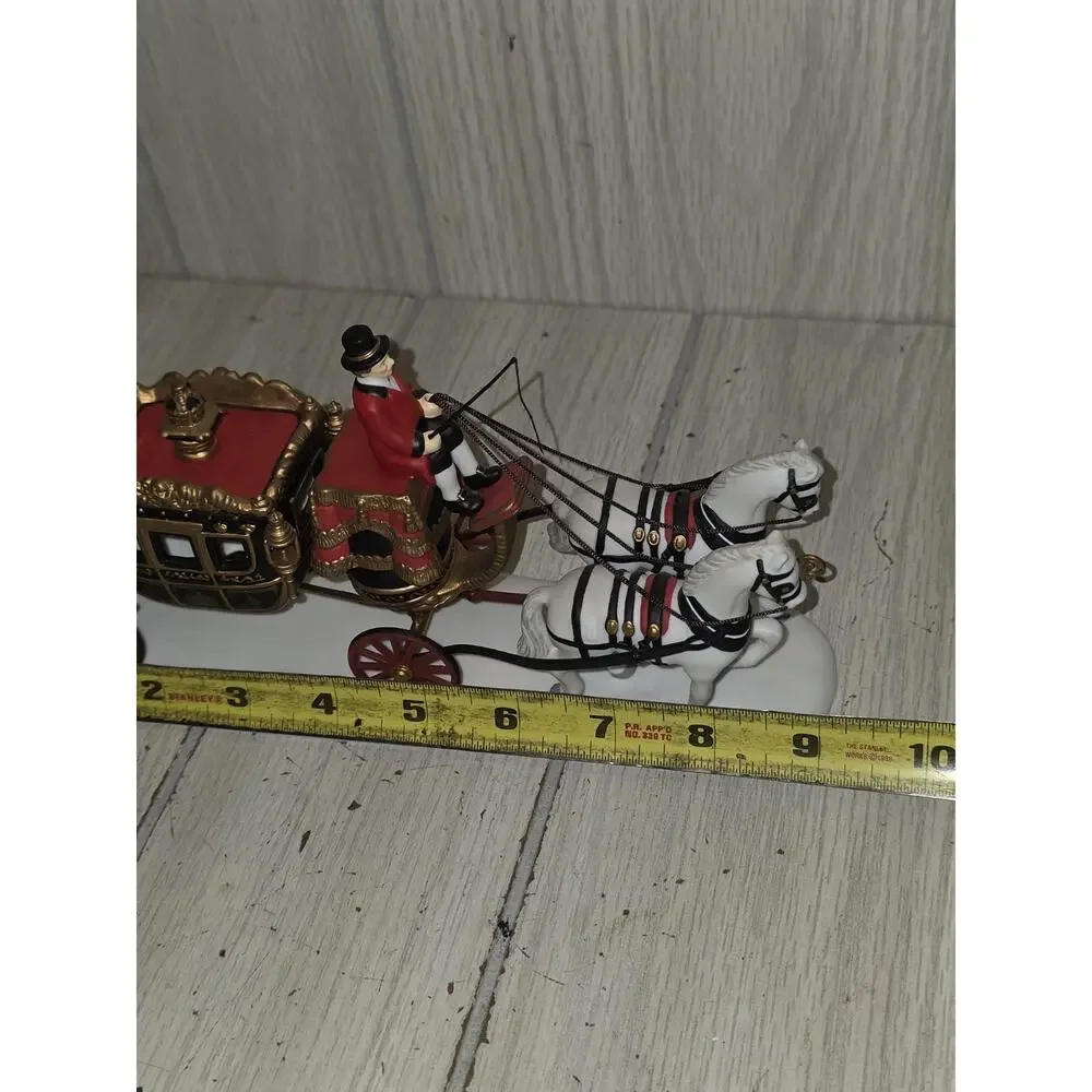 Vtg Department 56 Dickens Village Series The Queens Parliamentary Coach 58454